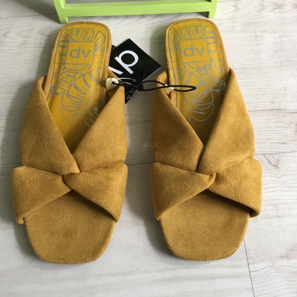 Women's Addie Microsuede Knotted Slide Sandals-B9 - Picture 5 of 8